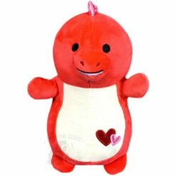 Squishmallow 10 Inch Duster The Dinosaur Valentine Hug Mees Plush Toy