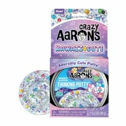 Crazy Aarons Kawaii Cute Full Size 4 Inch Thinking Putty Tin