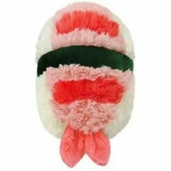 Squishable 7 Inch Mini Shrimp Sushi Plush Toy -OWL AND GOOSE GIFTS Shop 7 shrimp sushi mini squishable 890021