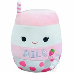 Squishmallow 8 Inch Amelie The Strawberry Milk Plush Toy