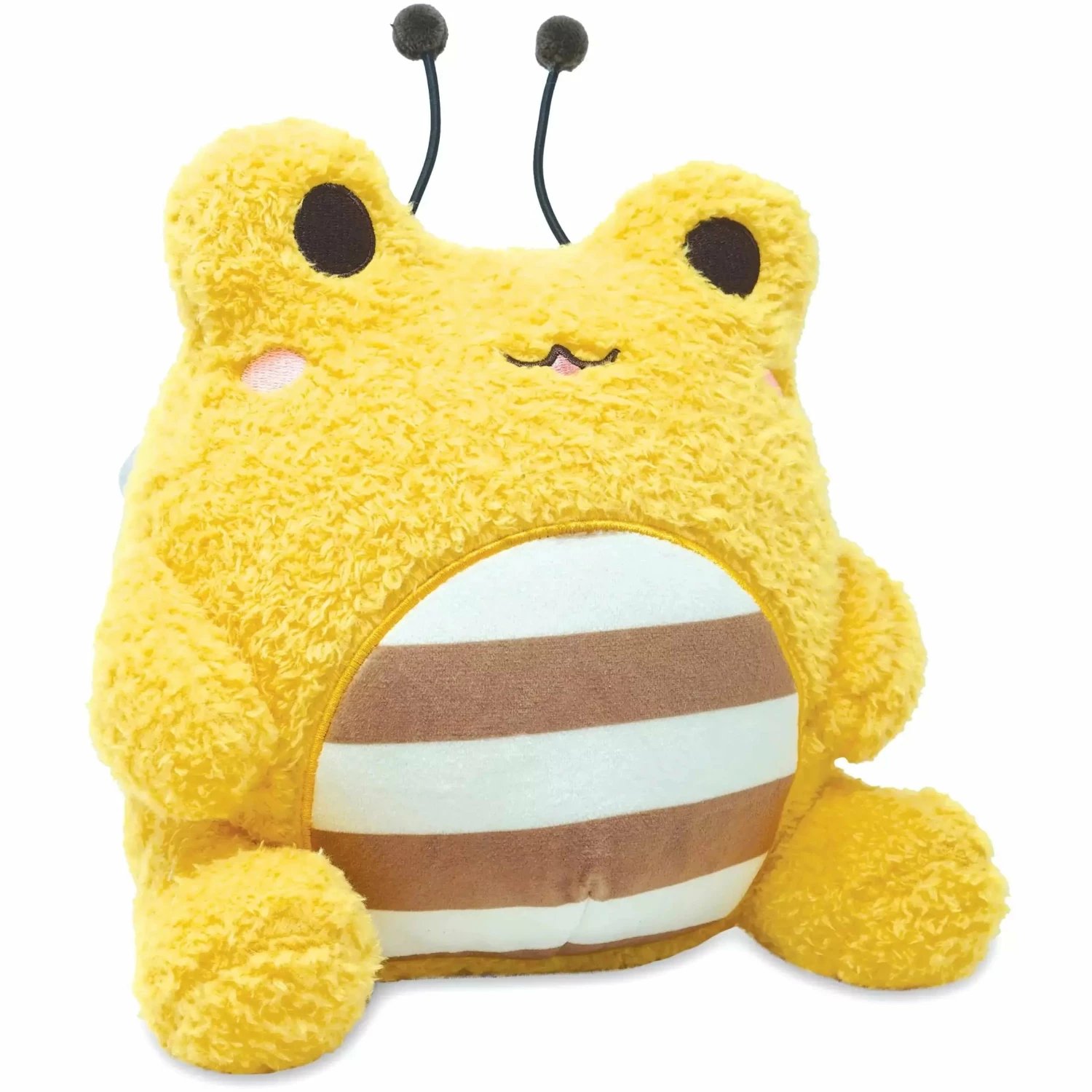 Cuddle Barn 9 Inch Wawa The Bumblebee Frog Kawaii Plush Toy 5 Cuddle Barn 9 Inch Wawa The Bumblebee Frog Kawaii Plush Toy - Image 3