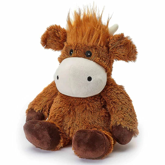Warmies 13 Inch Highland Cow Microwavable Plush Toy 3 Warmies 13 Inch Highland Cow Microwavable Plush Toy