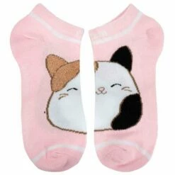 Squishmallow Squad 5 Pack Ankle Socks With Fuzzy Detail- Adult Size -OWL AND GOOSE GIFTS Shop bio squadsocka squishmallow squad 5 pack ankle socks with fuzzy detail adult size 610536