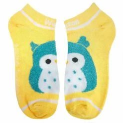 Squishmallow Squad 5 Pack Ankle Socks With Fuzzy Detail- Adult Size -OWL AND GOOSE GIFTS Shop bio squadsocka squishmallow squad 5 pack ankle socks with fuzzy detail adult size 732743