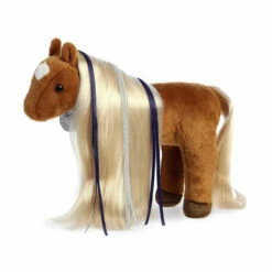 Breyer Mane Events 12 Inch Copper The Horse Plush Toy -OWL AND GOOSE GIFTS Shop bre cophor breyer mane events 12 inch copper the horse plush toy 595596