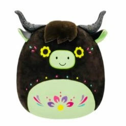 Squishmallow 12 Inch Catrina The Highland Cow Day Of The Dead Plush Toy