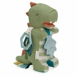 Itzy Ritzy Bespoke Link & Love™ Dinosaur Activity Plush With Teether Toy