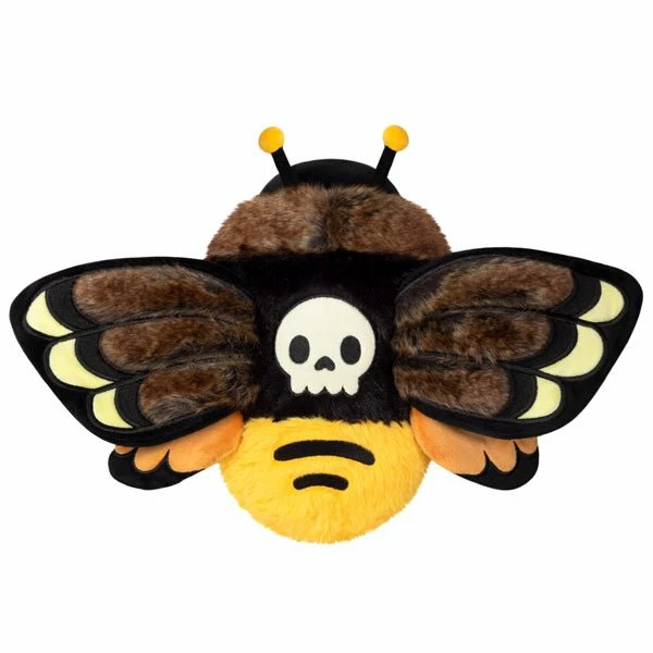 Squishable 7 Inch Mini Death's-Head Hawkmoth Plush Toy 5 Squishable 7 Inch Mini Death's-Head Hawkmoth Plush Toy - Image 3
